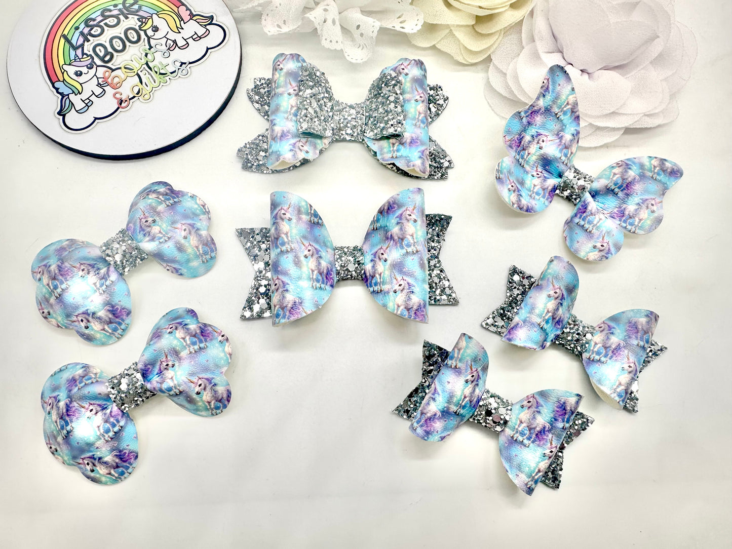 Mystic unicorn hair accessories (sold individually)