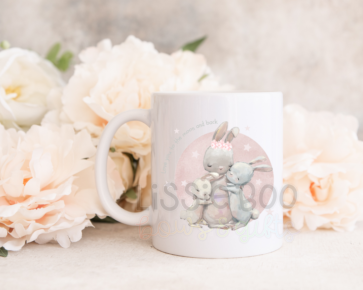 Love you to the moon and back mug