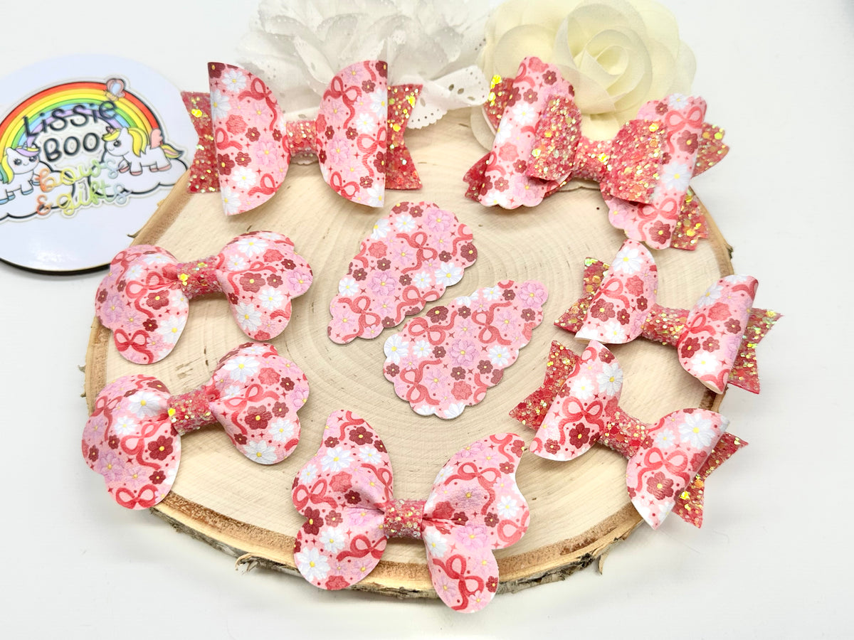Floral ribbons hair accessories - sold individually