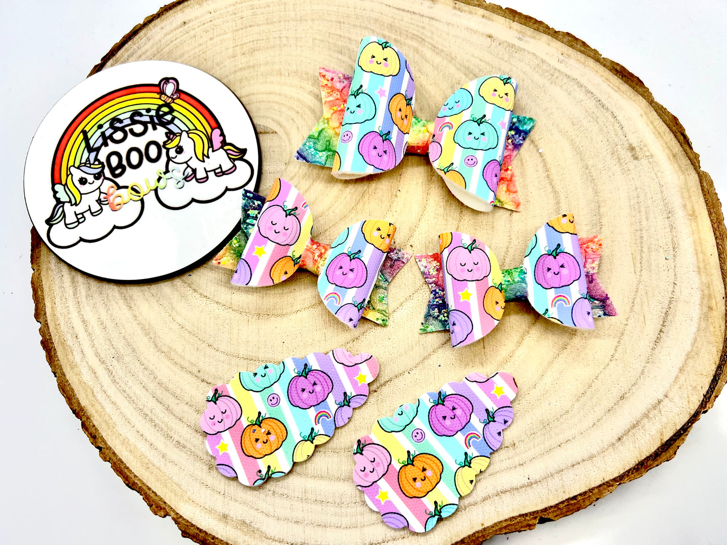 Colourful pumpkins hair accessories (sold individually)