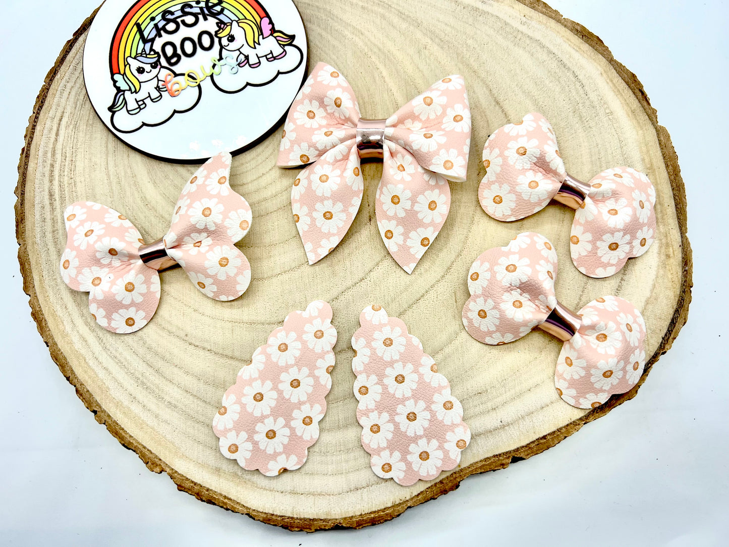 Autumn daisy hair accessories - sold individually