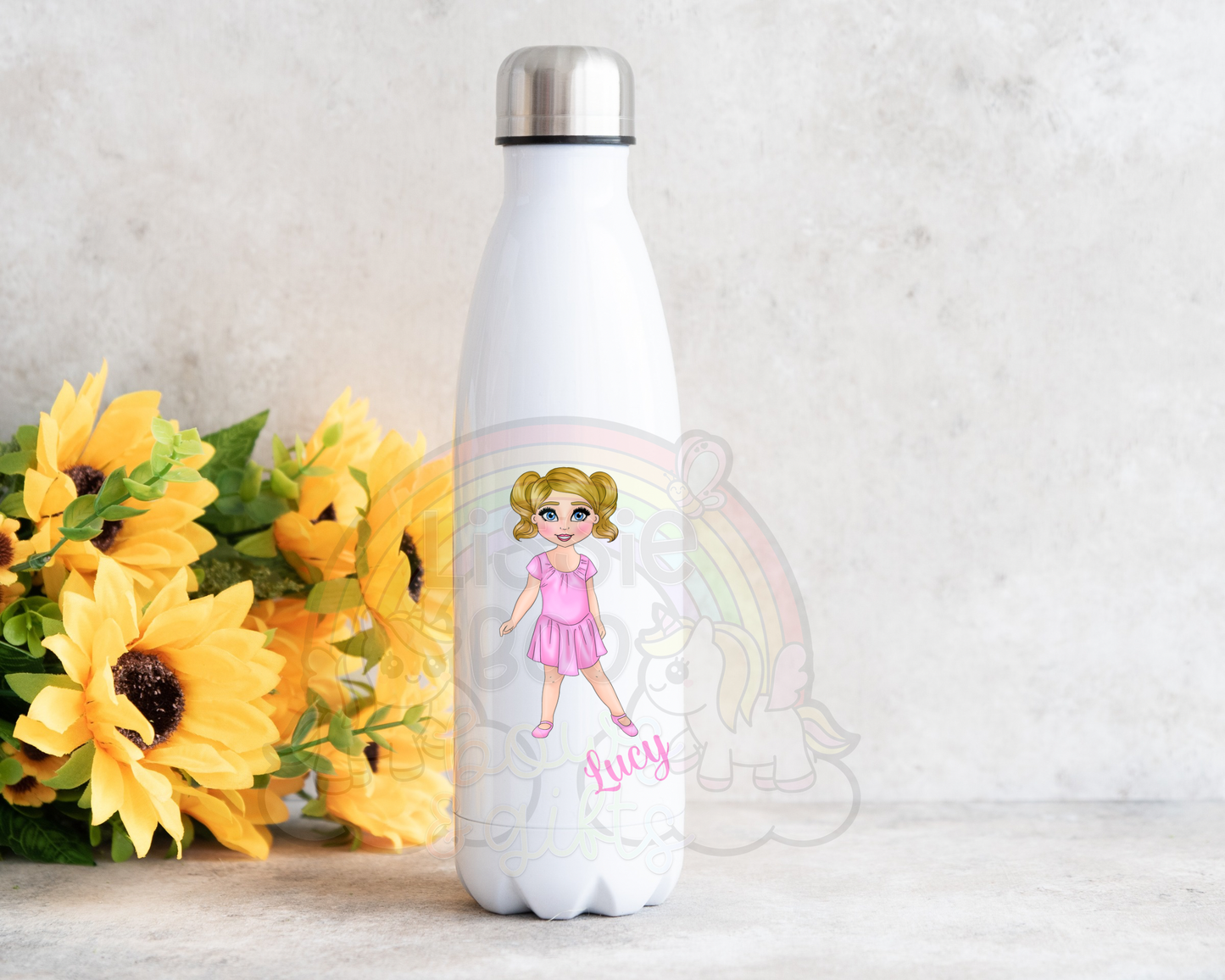 Personalised Dance water bottle - one supplied