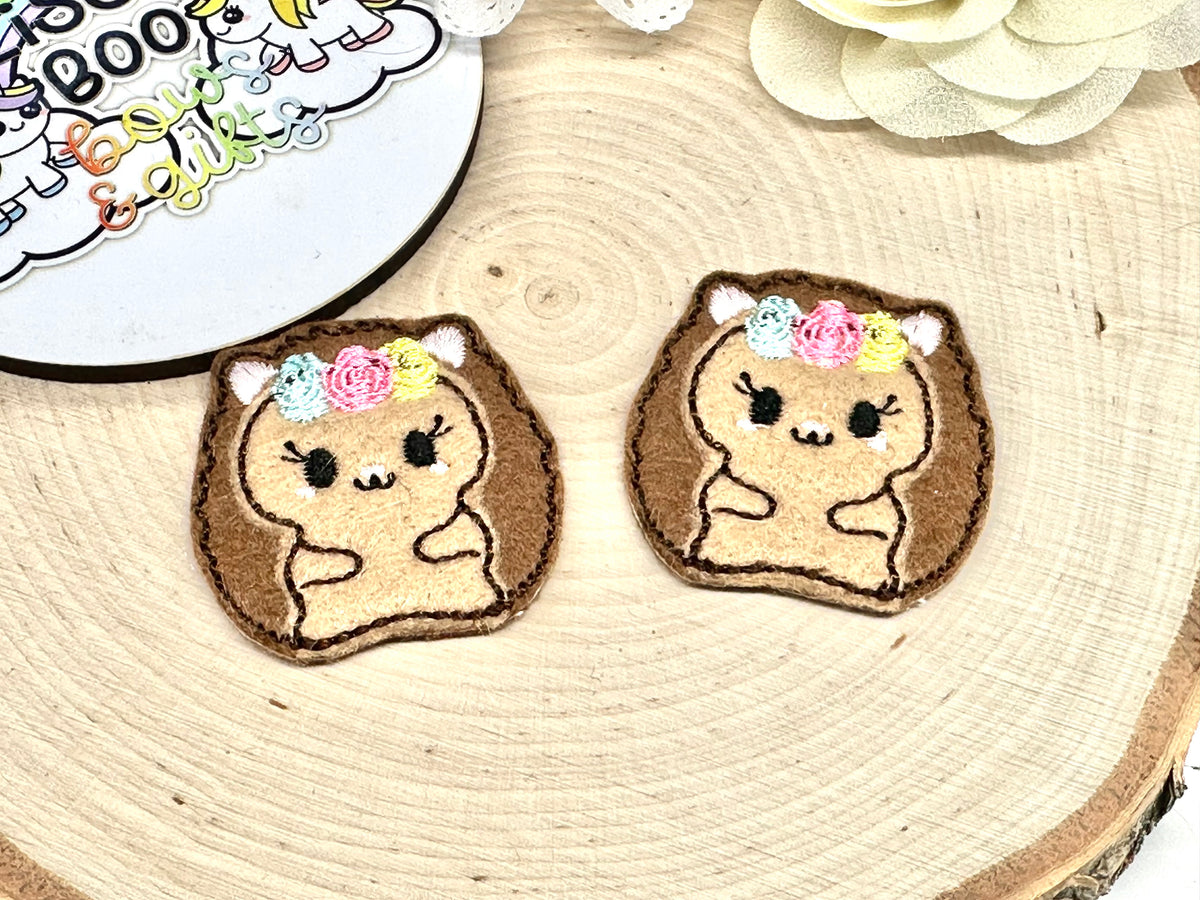 Set of two Autumn hair clips - ALLIGATOR CLIP