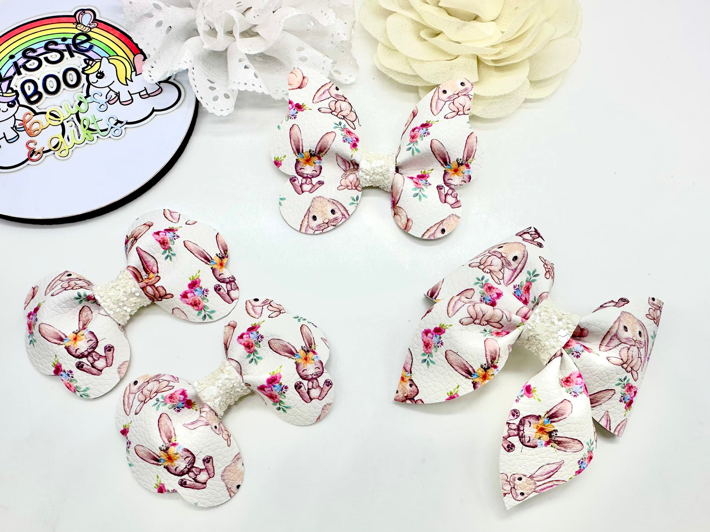 Cute bunny hair accessories - sold individually
