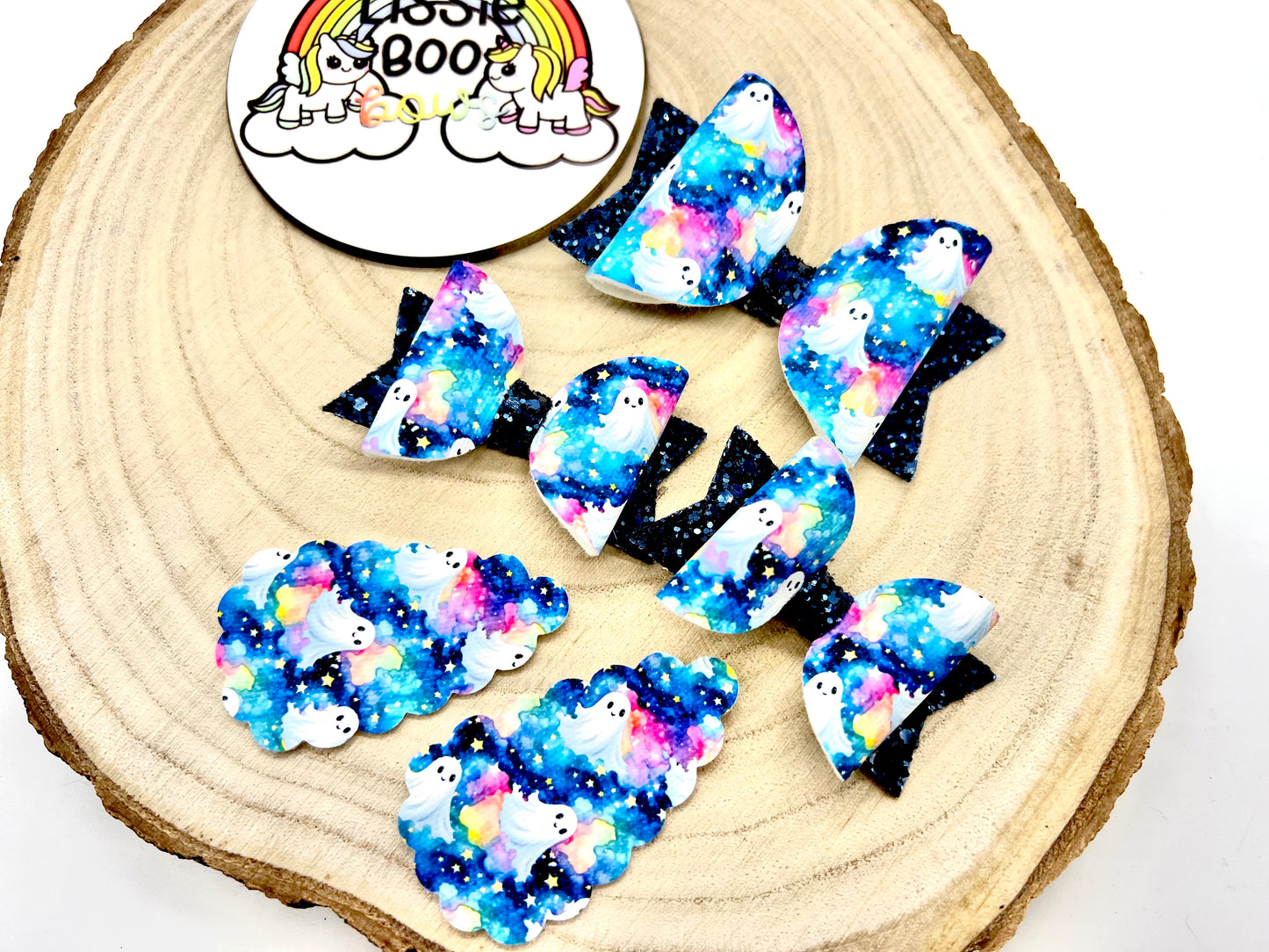Rainbow ghost hair accessories (sold individually)