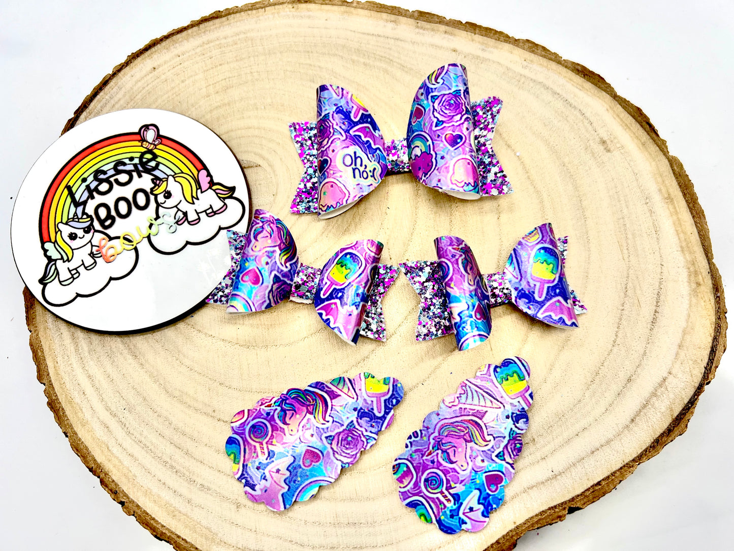 Holographic Halloween hair accessories (sold individually)