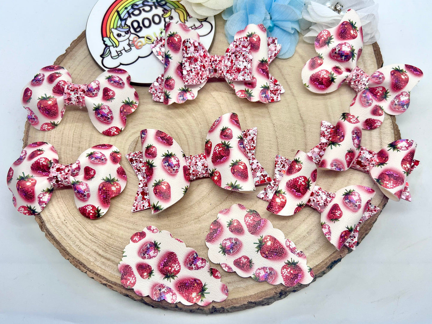 Strawberry hair accessories (sold individually)