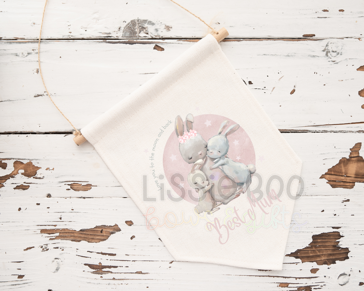 Love you to the moon and back Pennant