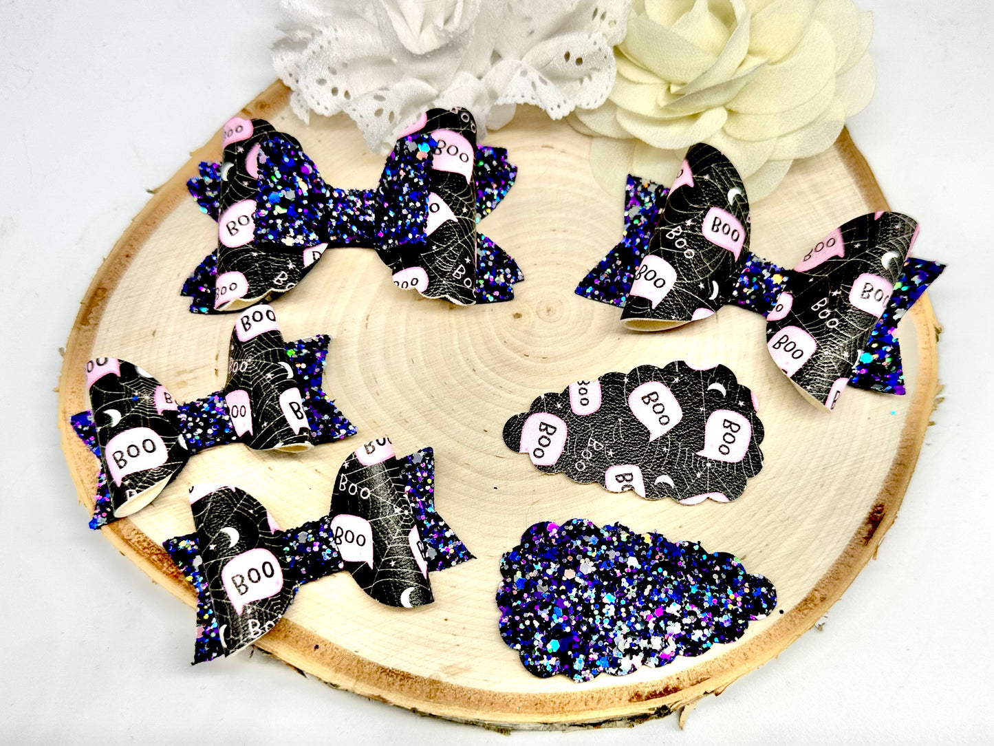 Halloween Boo hair accessories (sold individually)