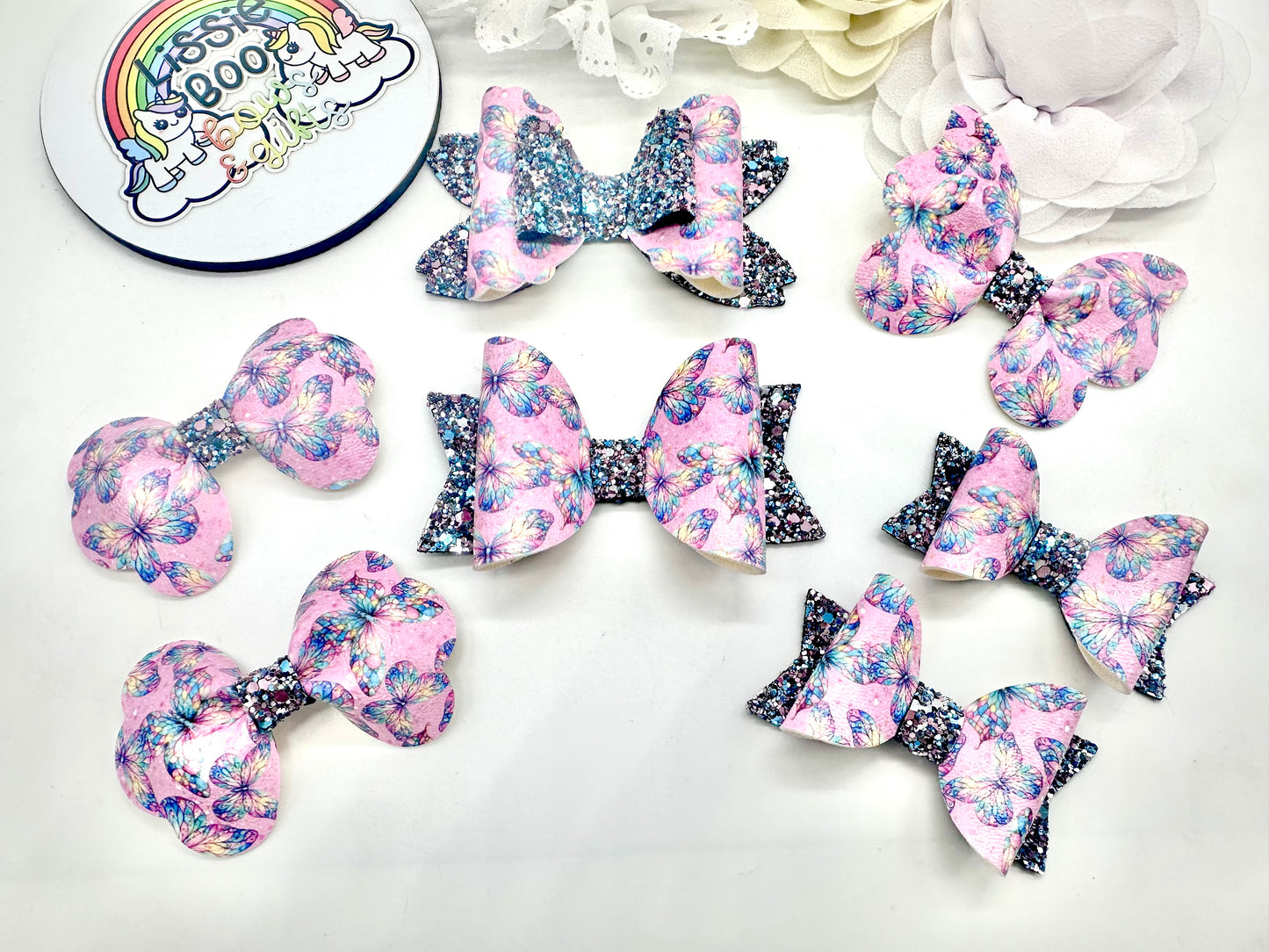 Galaxy butterflies hair accessories (sold individually)