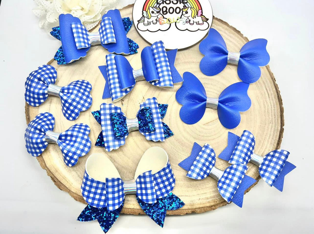 School hair accessory set - all colours can be ordered