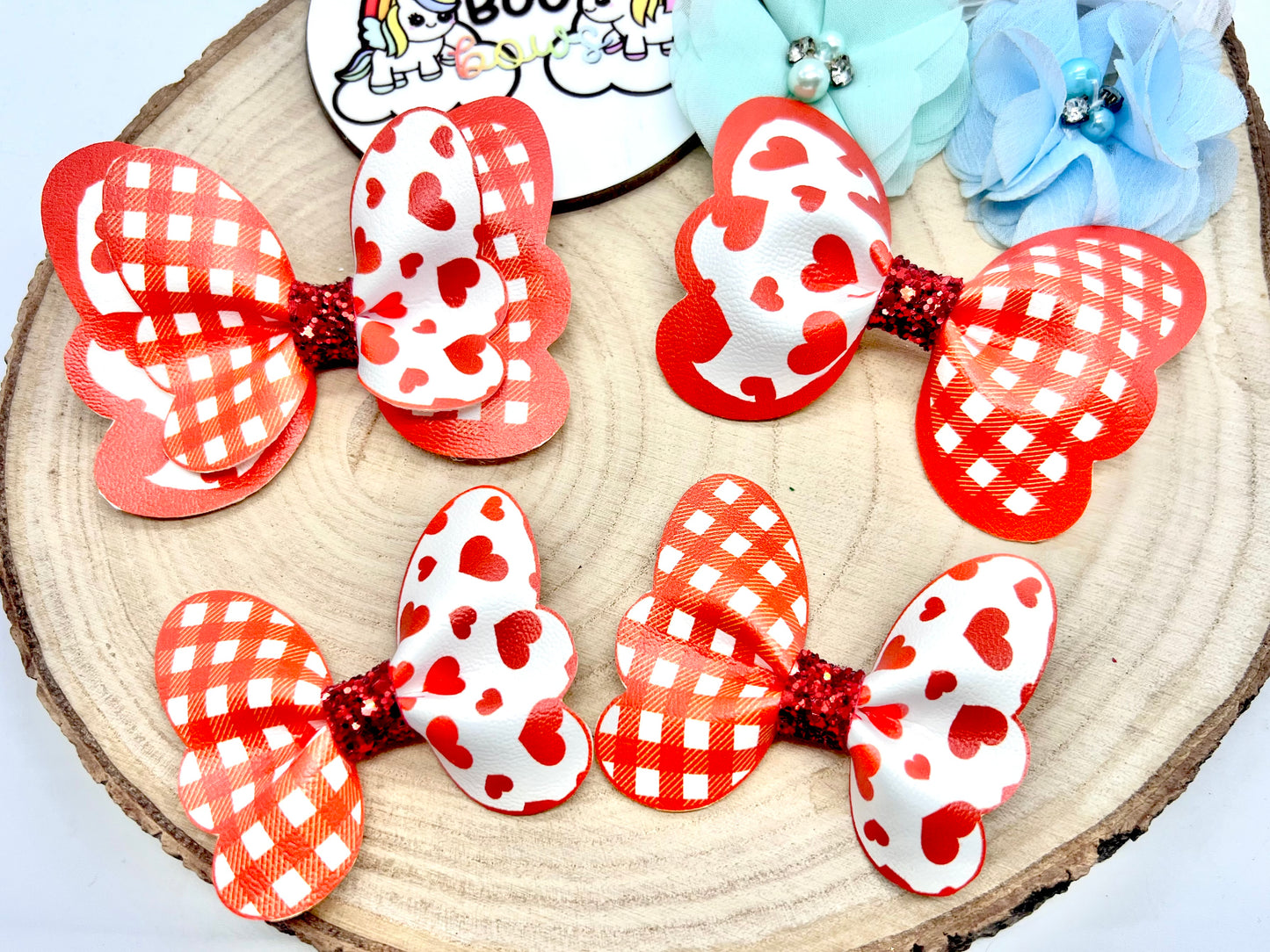 Butterfly school hair accessories (sold individually)