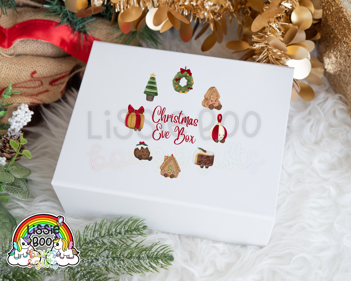 Personalised Cute Cuddle Christmas Eve Box