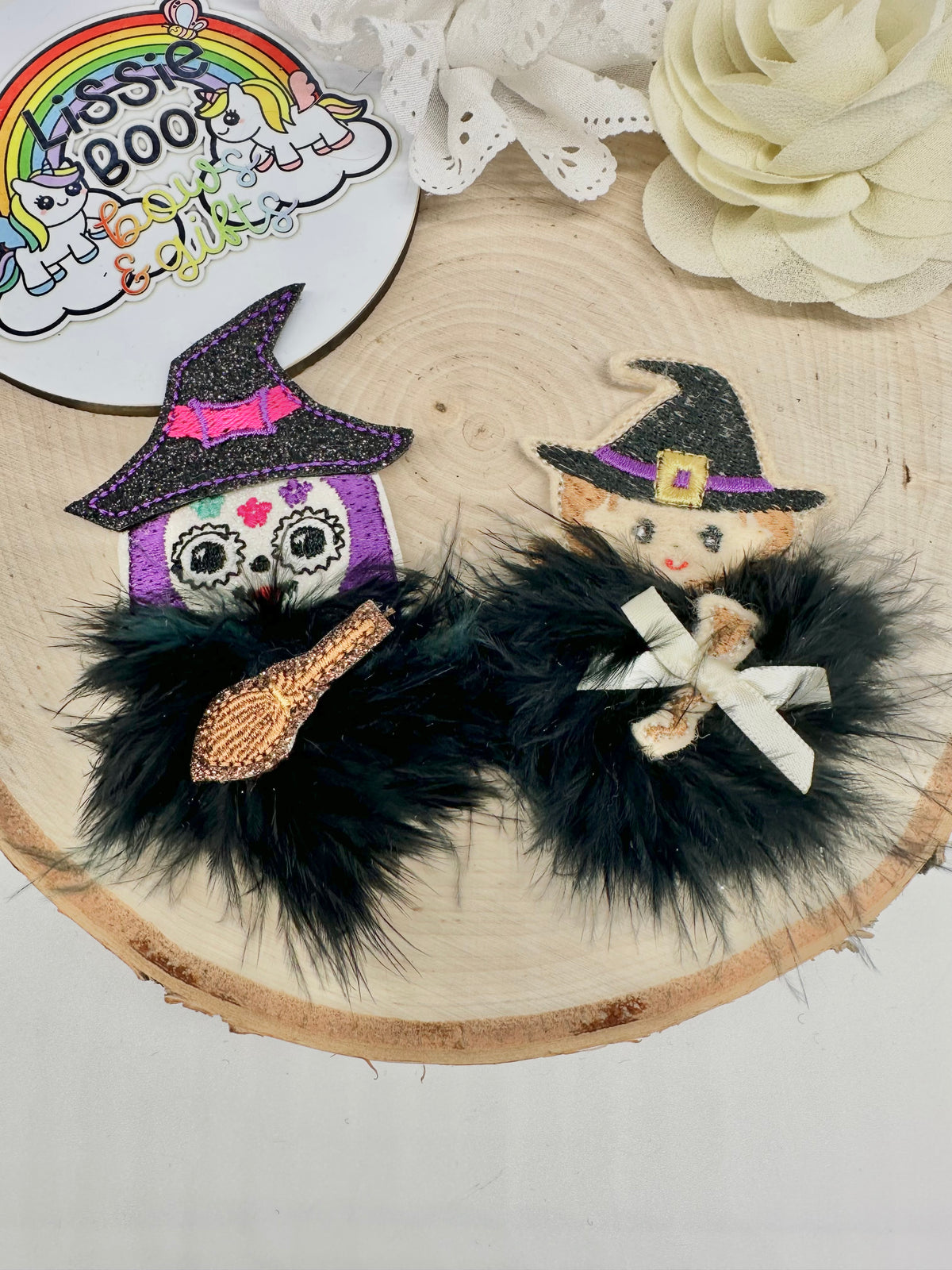 Halloween furry friend - sold individually- ALLIGATOR CLIP