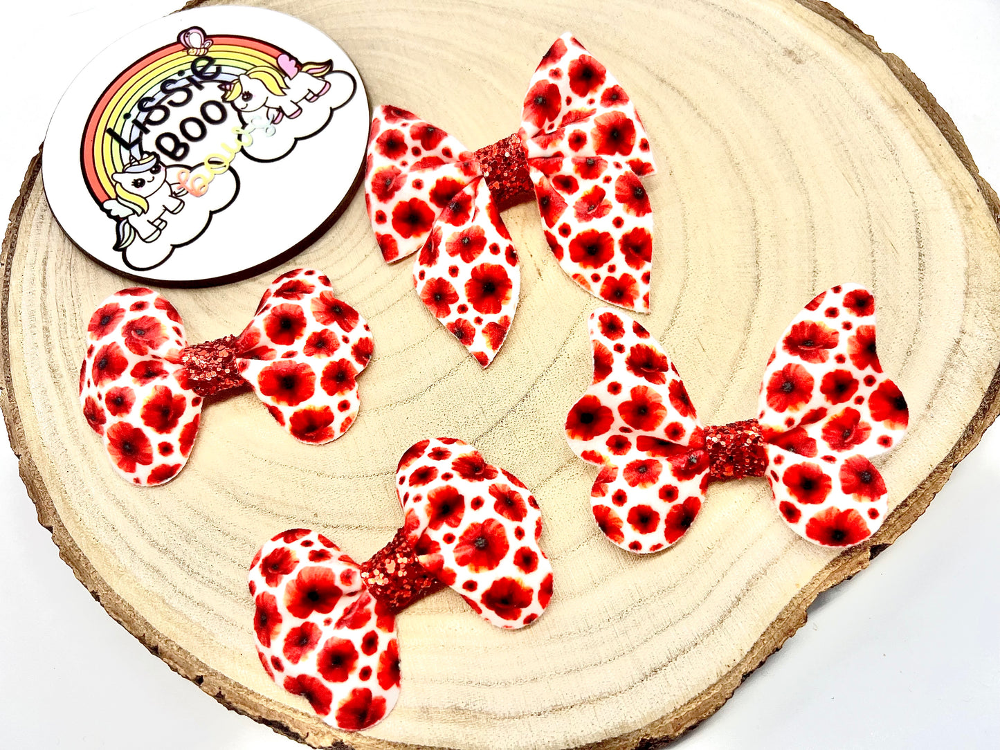 Velvet Poppy hair accessories - sold individually