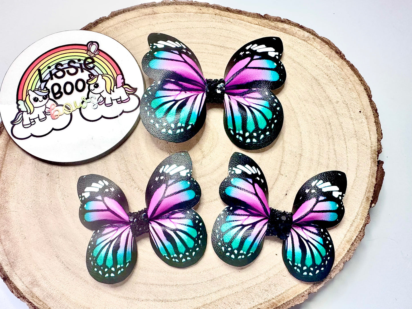 Two colour butterfly hair accessories - sold individually