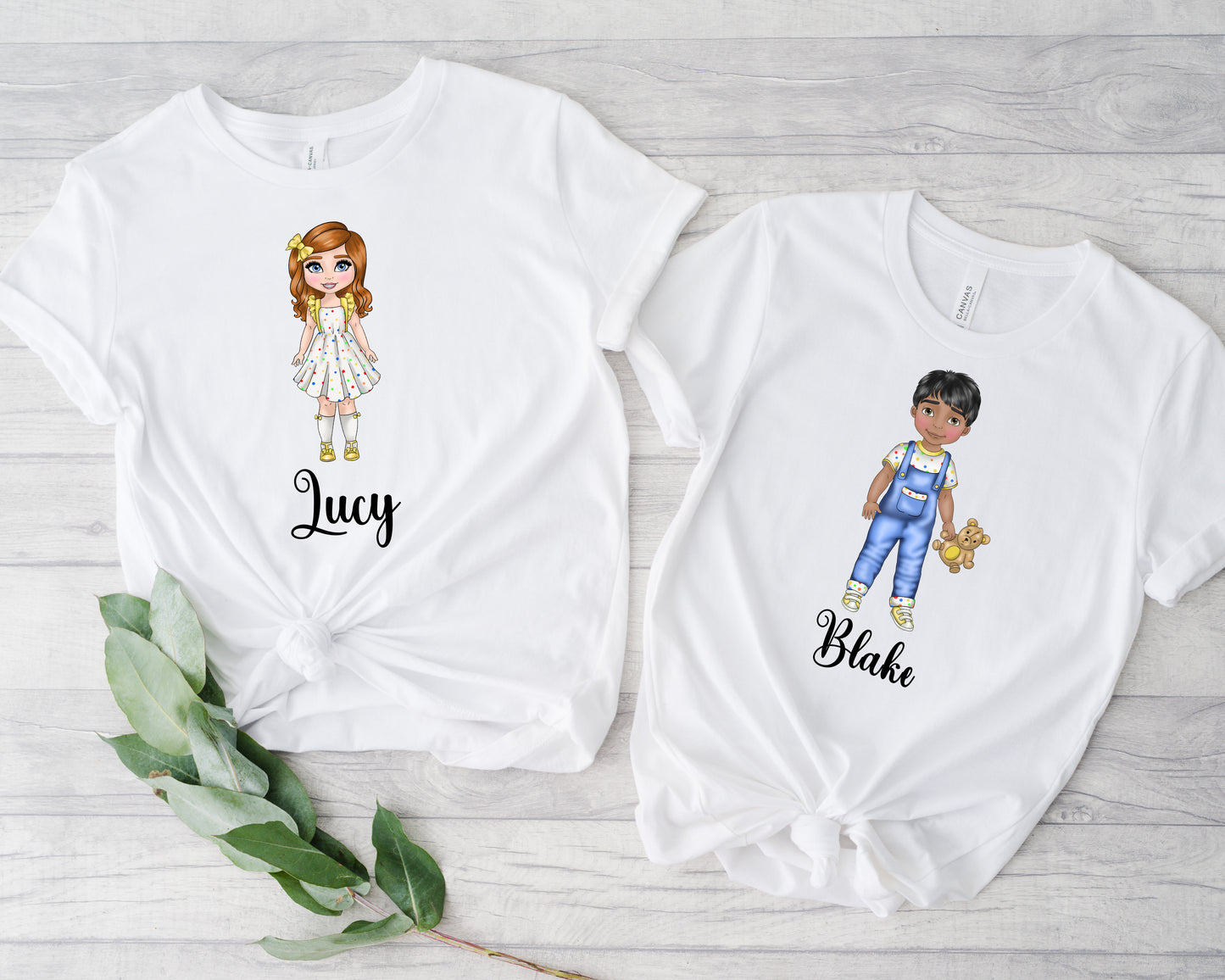 Personalised Small Dottie or Dougie T-Shirt - sold individually - can be totally personalised - available in all sizes