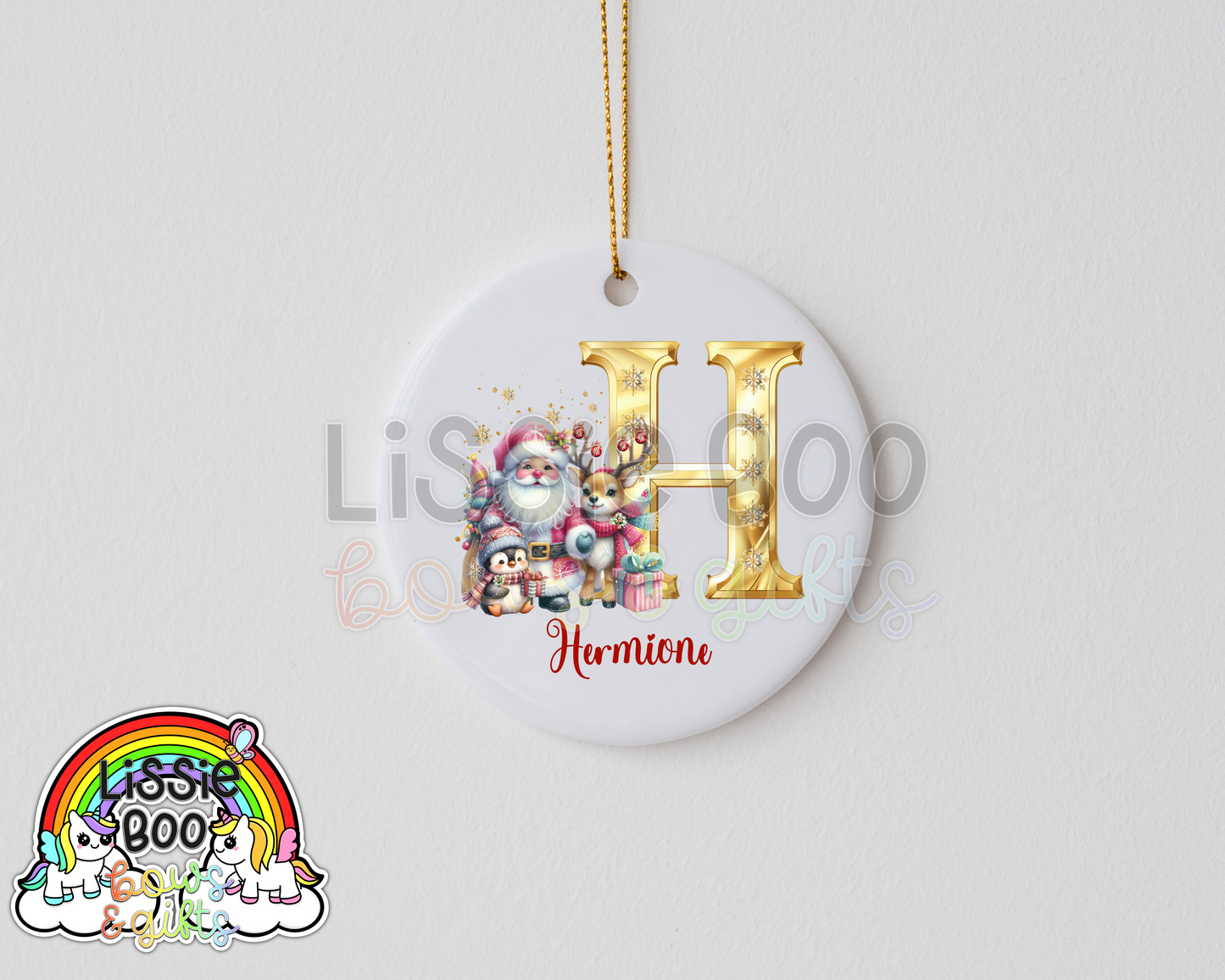 Personalised Christmas decoration