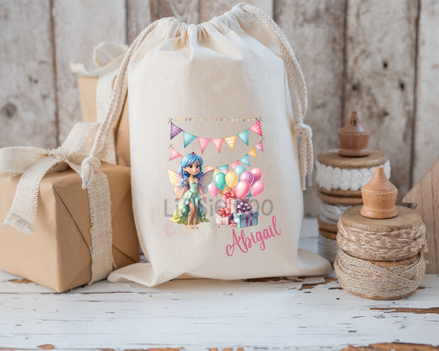 Fairy Personalised Birthday Sack