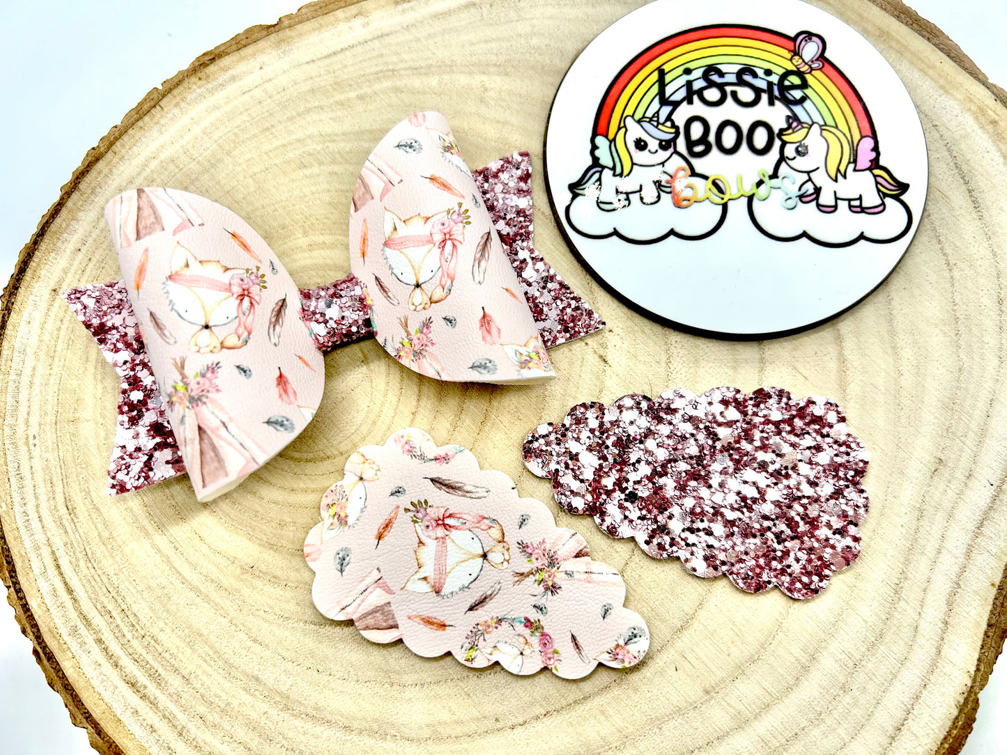 Boho fox hair accessories - sold individually