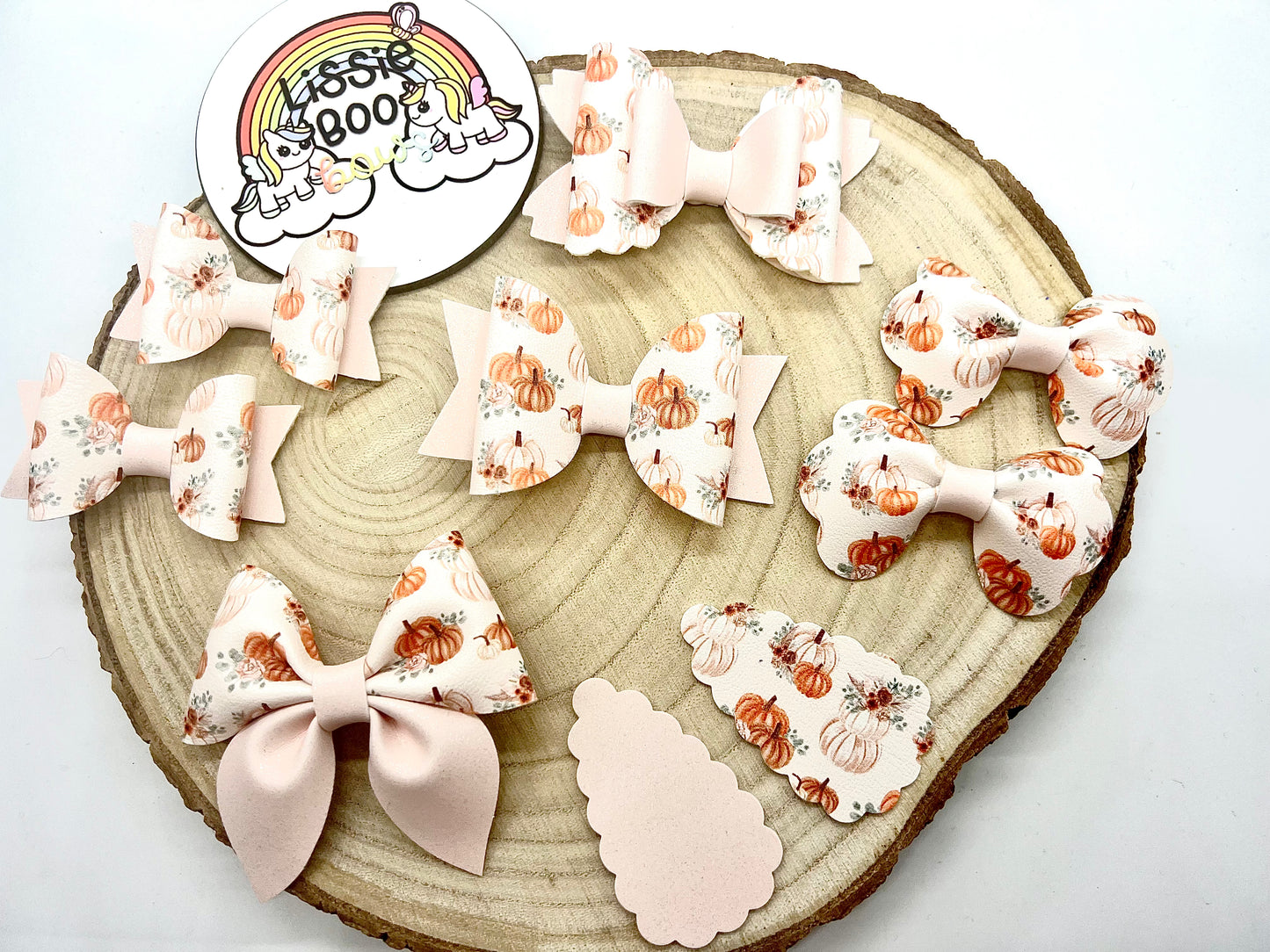Autumn floral hair accessories - sold individually