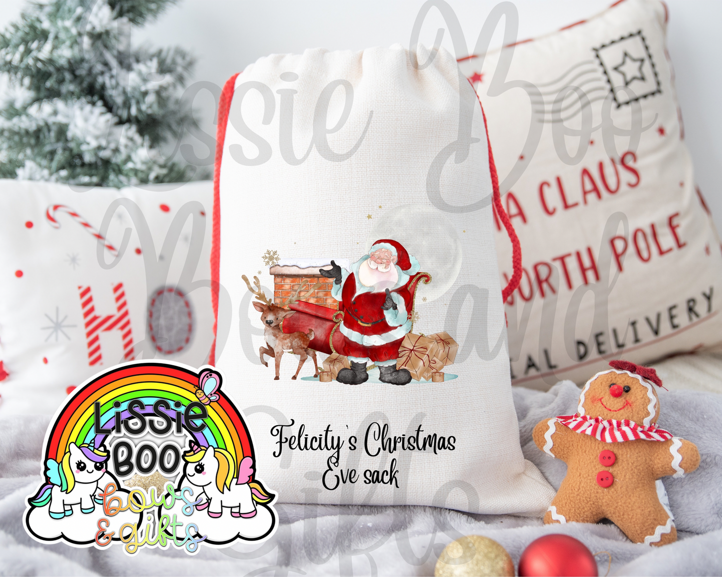 Santa Christmas Eve Sack