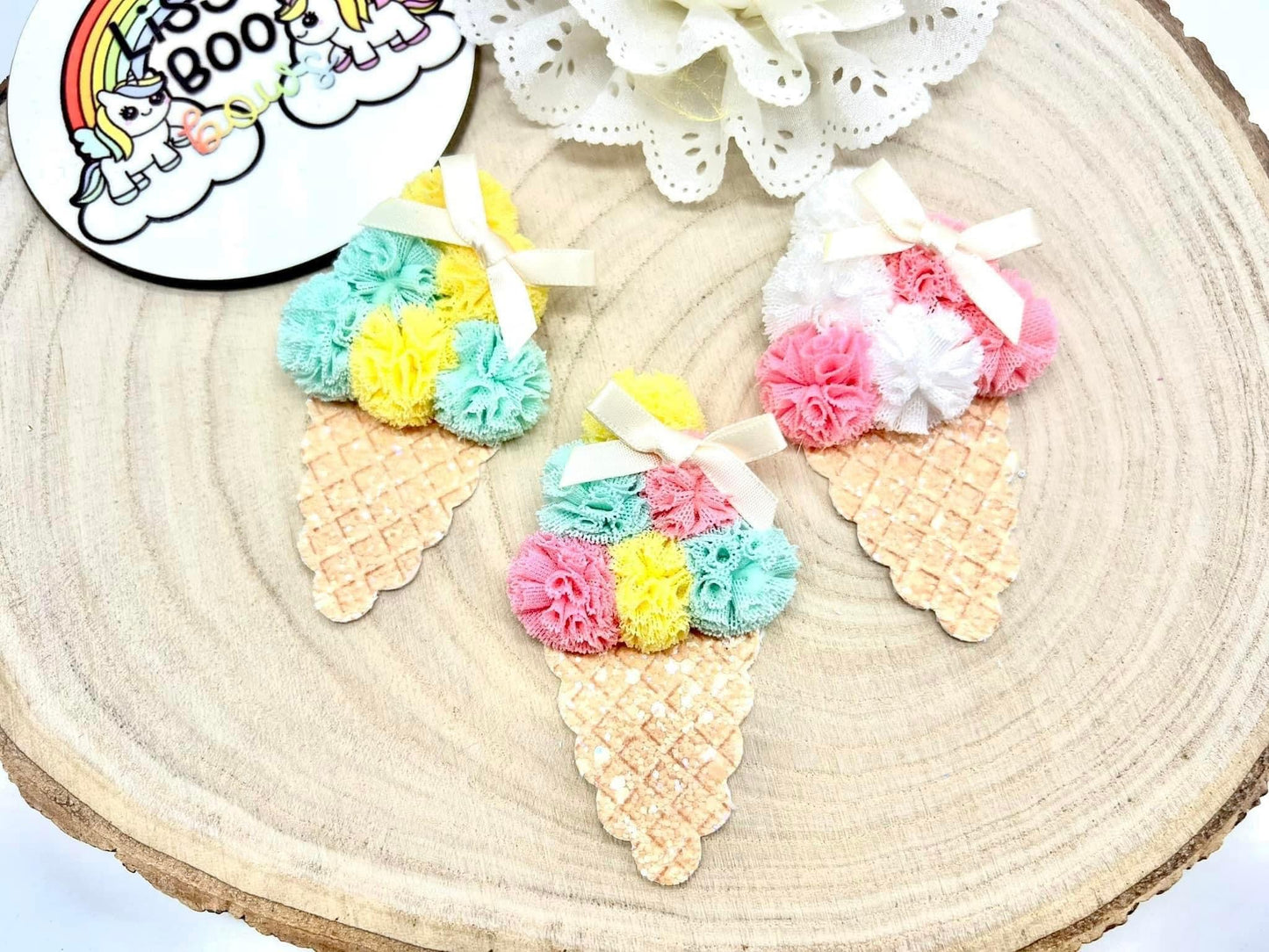 Ice cream snap clip (sold individually)