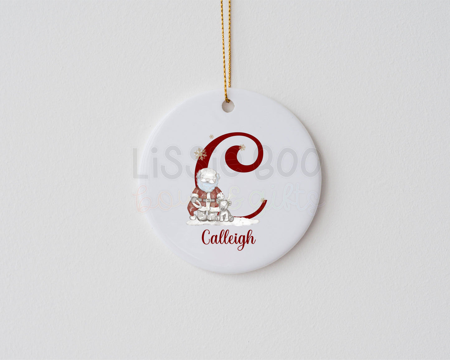 Personalised Christmas decoration