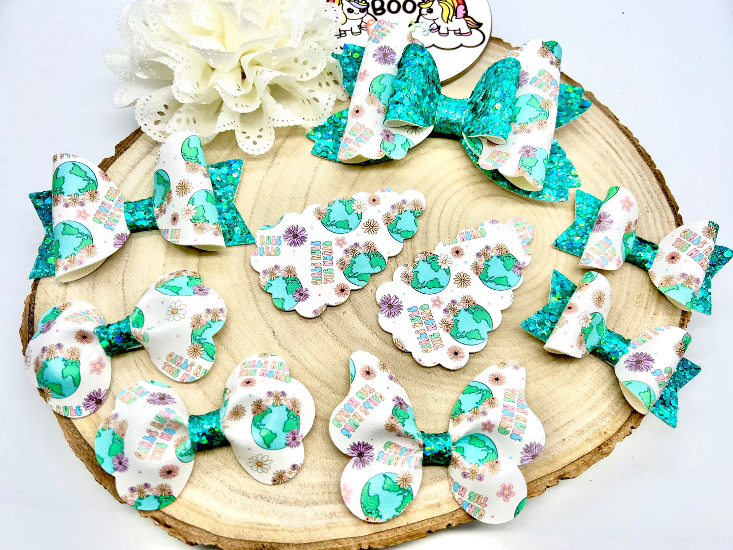 Girls rule the world hair accessories - sold individually