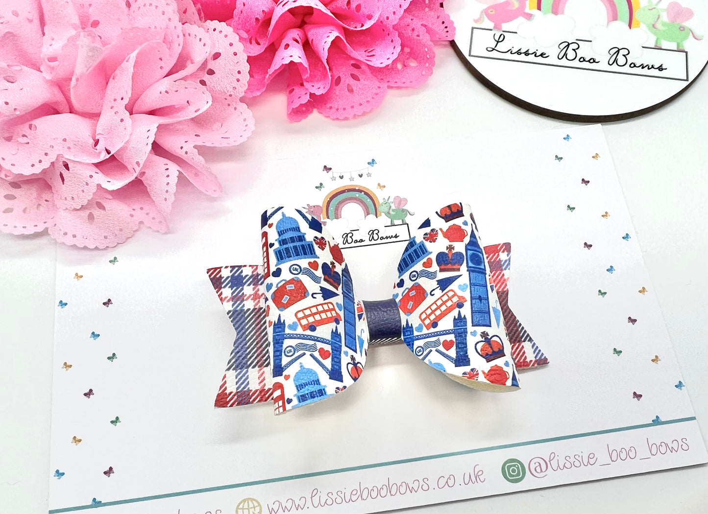 London hair bow 3”