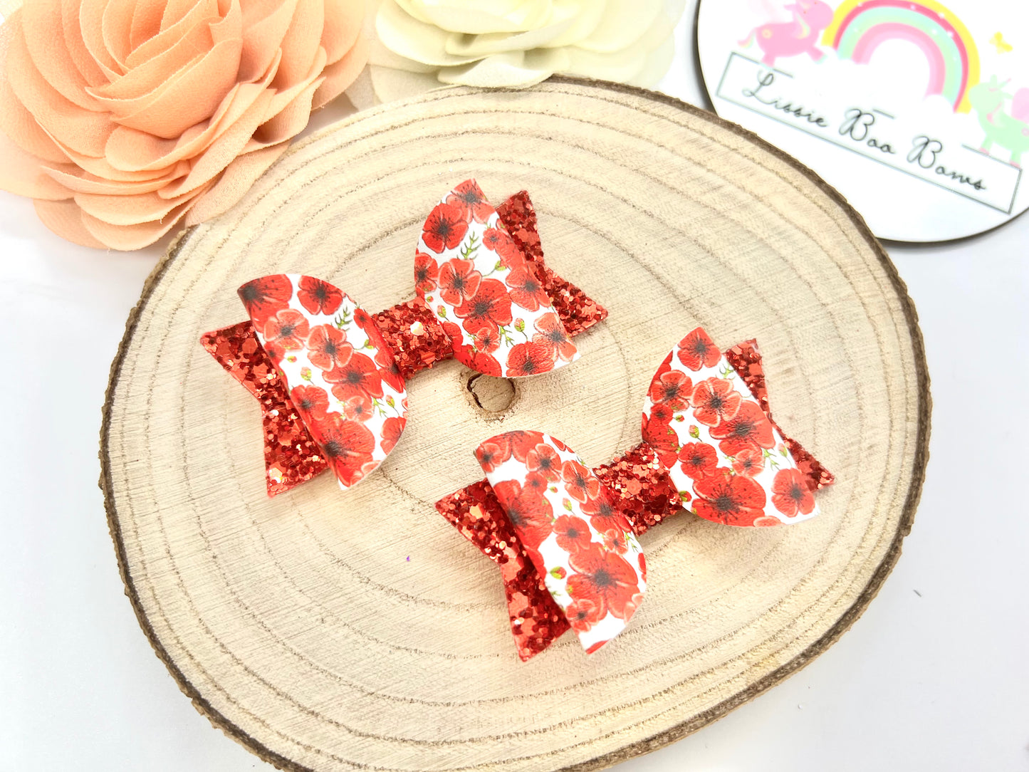 Poppies Piggytail set
