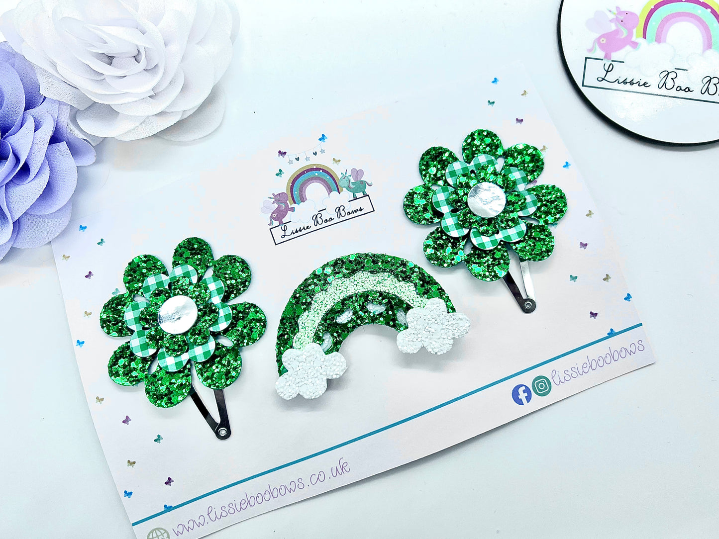 School hair accessory set - all school colours available