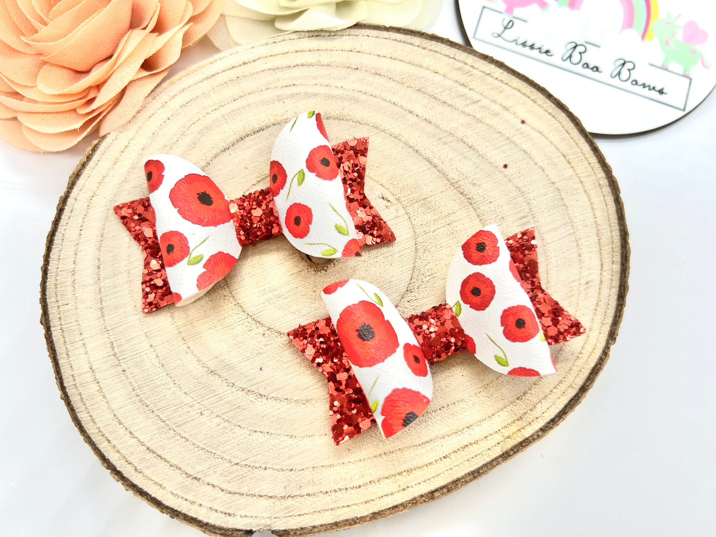 Poppies Piggytail set