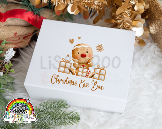 Personalised Gingerbread Christmas Eve Box