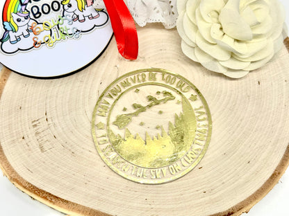 May you never be too old to search the sky acrylic bauble - 8cm