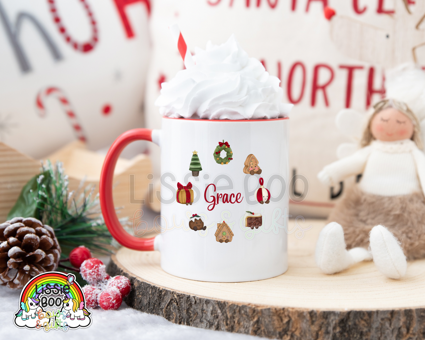 Christmas cute cuddles mug