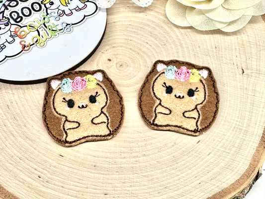 Set of two Autumn hair clips - ALLIGATOR CLIP