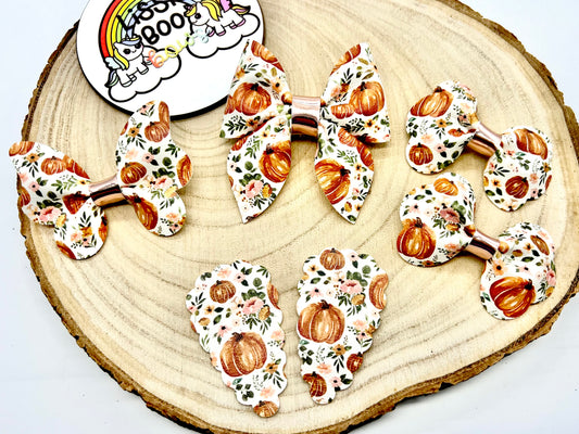 Autumn pumpkins hair accessories - sold individually
