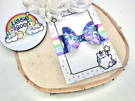 3.5” under the sea hair bow