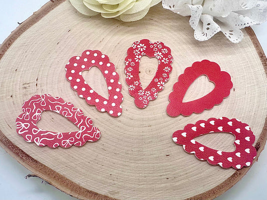 Set of five school hair clips - all colours can be ordered