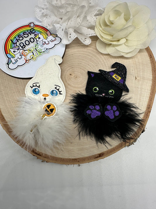 Halloween furry friend - sold individually- ALLIGATOR CLIP