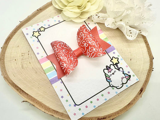 3.5” Bows school hair bow - all colours can be ordered