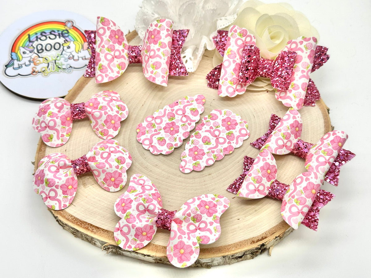 Floral ribbons hair accessories - sold individually