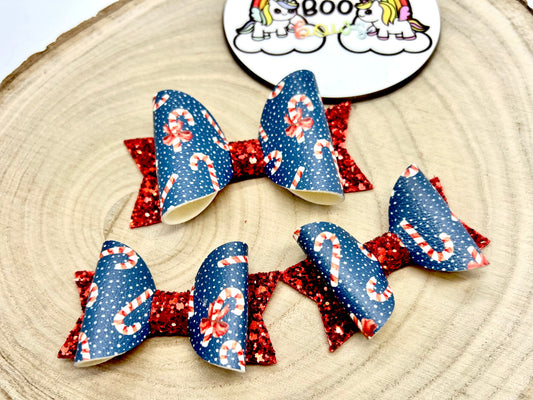 Candy cane hair accessories - sold individually