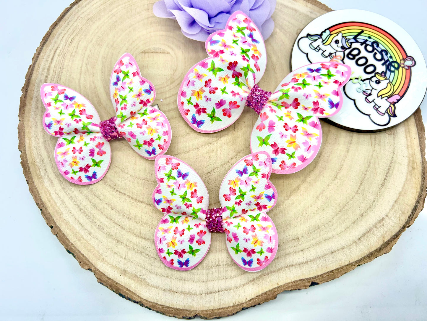 Floral butterfly pinch hair accessories - sold individually