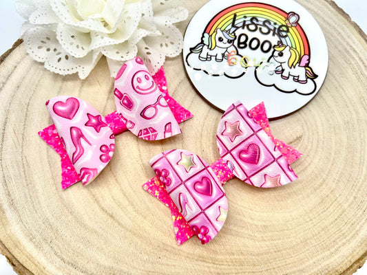 Hot pink babe hair accessories (sold individually)