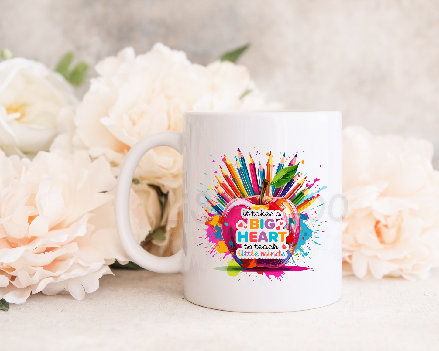 Apple teacher mug