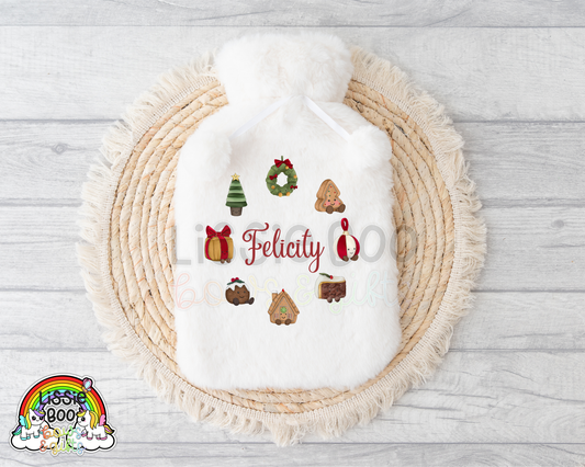 Christmas Cute Cuddles hot water bottle