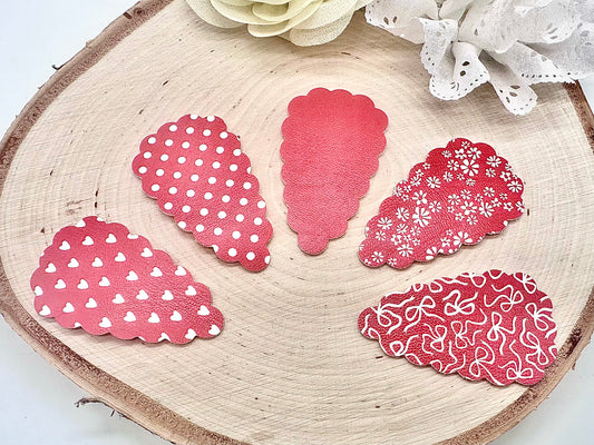 Set of five school hair clips - all colours can be ordered