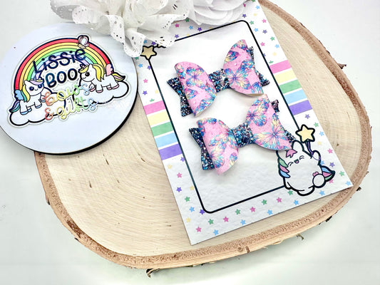 2.5” butterflies piggytail set